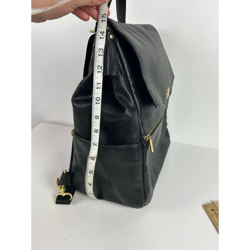 Freshly Picked Classic Diaper Bag Backpack Ebony Black